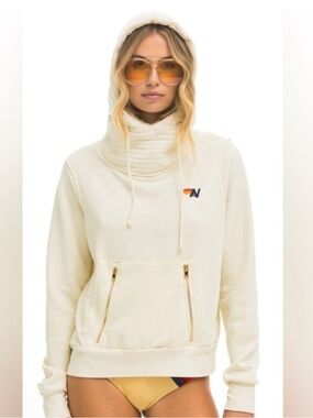 Aviator Nation Ninja Vintage white Hoodie